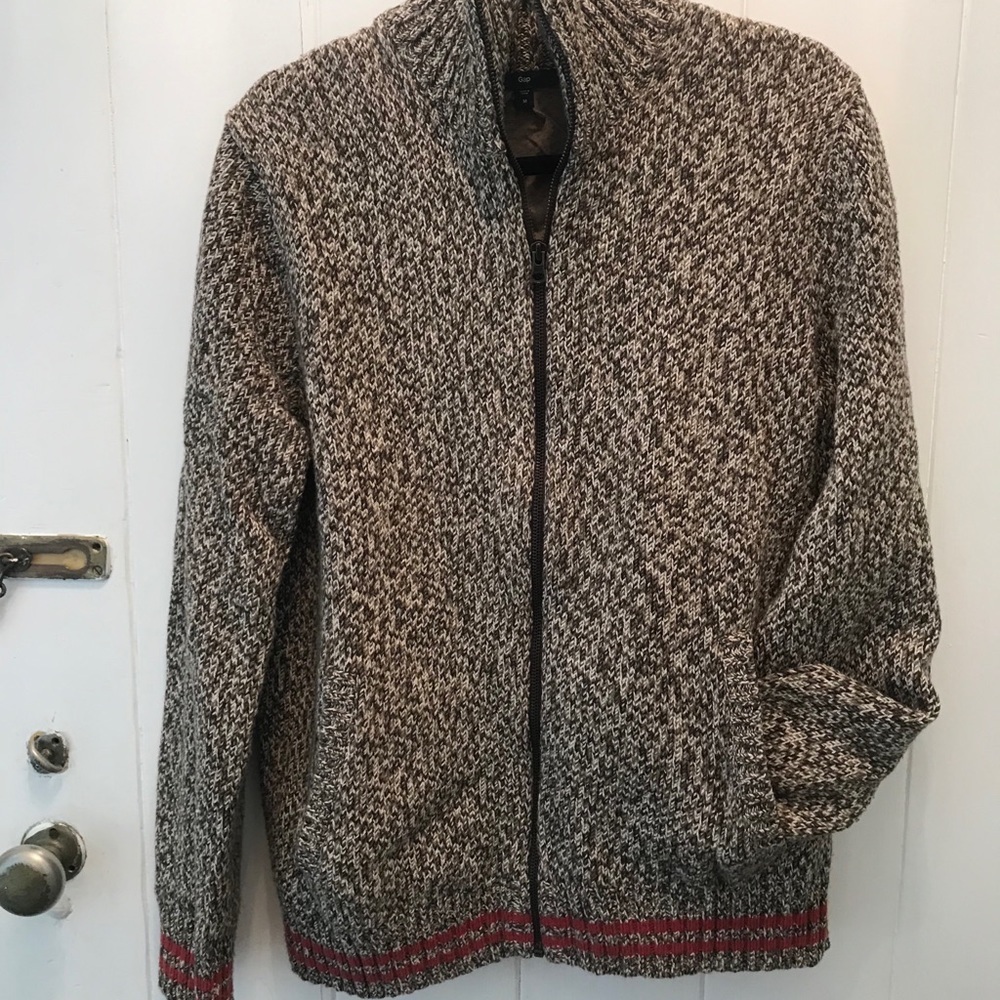 Gap Wool Front Zip Sweater - Picture 3 of 5